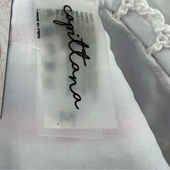 Capittana NWT Trinidad Pastel Crochet Bikini Bottom size Medium - Picture 7 of 9